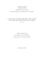 prikaz prve stranice dokumenta Koncentracija bruto premije u hrvatskim osiguravajućim društvima 2021. godine