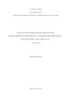 prikaz prve stranice dokumenta Povezanost percepcija društvene odgovornosti poslodavca i razine privrženosti zaposlenika organizaciji