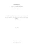 prikaz prve stranice dokumenta Sustainability-linked bonds as a financial sustainability trend - evidence from BOSQAR INVEST