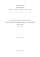 prikaz prve stranice dokumenta Analiza financiranja i financijskog izvještavanja bankarskog sektora u Republici Hrvatskoj