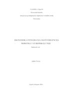prikaz prve stranice dokumenta Ekonomska integracija i konvergencija dohotka u Europskoj uniji