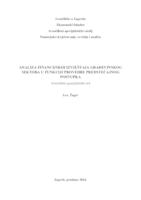 prikaz prve stranice dokumenta Analiza financijskih izvještaja građevinskog sektora u funkciji provedbe predstečajnog postupka