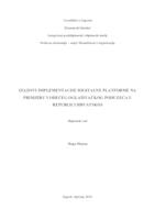 prikaz prve stranice dokumenta Izazovi implementacije digitalne platforme na primjeru vodećeg oglašivačkog poduzeća u Republici Hrvatskoj