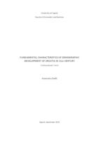 prikaz prve stranice dokumenta FUNDAMENTAL CHARACTERISTICS OF DEMOGRAPHIC DEVELOPMENT OF CROATIA IN 21st CENTURY