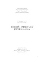 prikaz prve stranice dokumenta KORIJENI AMERIČKOG IMPERIJALIZMA