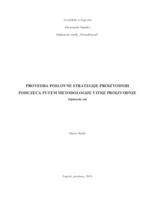 prikaz prve stranice dokumenta Provedba poslovne strategije proizvodnih poduzeća putem metodologije vitke proizvodnje