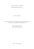 prikaz prve stranice dokumenta Specifičnosti financijskog restrukturiranja poduzeća u Republici Hrvatskoj   
