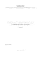 Poveznica na dokument Utjecaj pandemije COVID-19 na poslovanje malih poduzeća u Republici Hrvatskoj