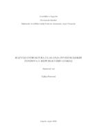 prikaz prve stranice dokumenta Razvoj i struktura ulaganja investicijskih fondova u Republici Hrvatskoj
