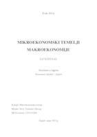 prikaz prve stranice dokumenta Mikroekonomski temelji makroekonomije