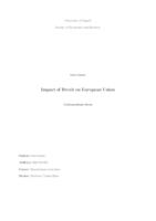 prikaz prve stranice dokumenta Impact of Brexit on European union