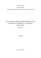 prikaz prve stranice dokumenta Analiza stanja nefinancijskog izvještavanja osiguravajućih društava u Republici Hrvatskoj