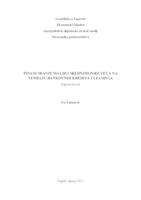 prikaz prve stranice dokumenta Financiranje malih i srednjih poduzeća na temelju bankovnih kredita i leasinga