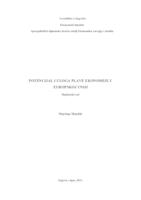 prikaz prve stranice dokumenta Potencijal i uloga plave ekonomije u Europskoj uniji