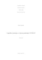 prikaz prve stranice dokumenta Logistika vjenčanja u vrijeme pandemije COVID-19