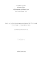 prikaz prve stranice dokumenta Analiza razvojnih strategija poduzeća unutar industrije kave u Hrvatskoj
