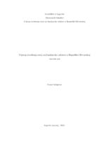 prikaz prve stranice dokumenta Utjecaj uvođenja eura na bankarske sektore u Republici Hrvatskoj