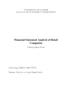 prikaz prve stranice dokumenta Financial Statement Analysis of Retail companies