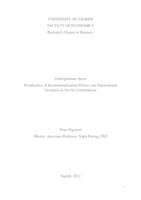 prikaz prve stranice dokumenta Peculiarities of internalization process and international strategies in service corporations