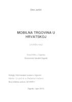 prikaz prve stranice dokumenta Mobilna trgovina u Hrvatskoj